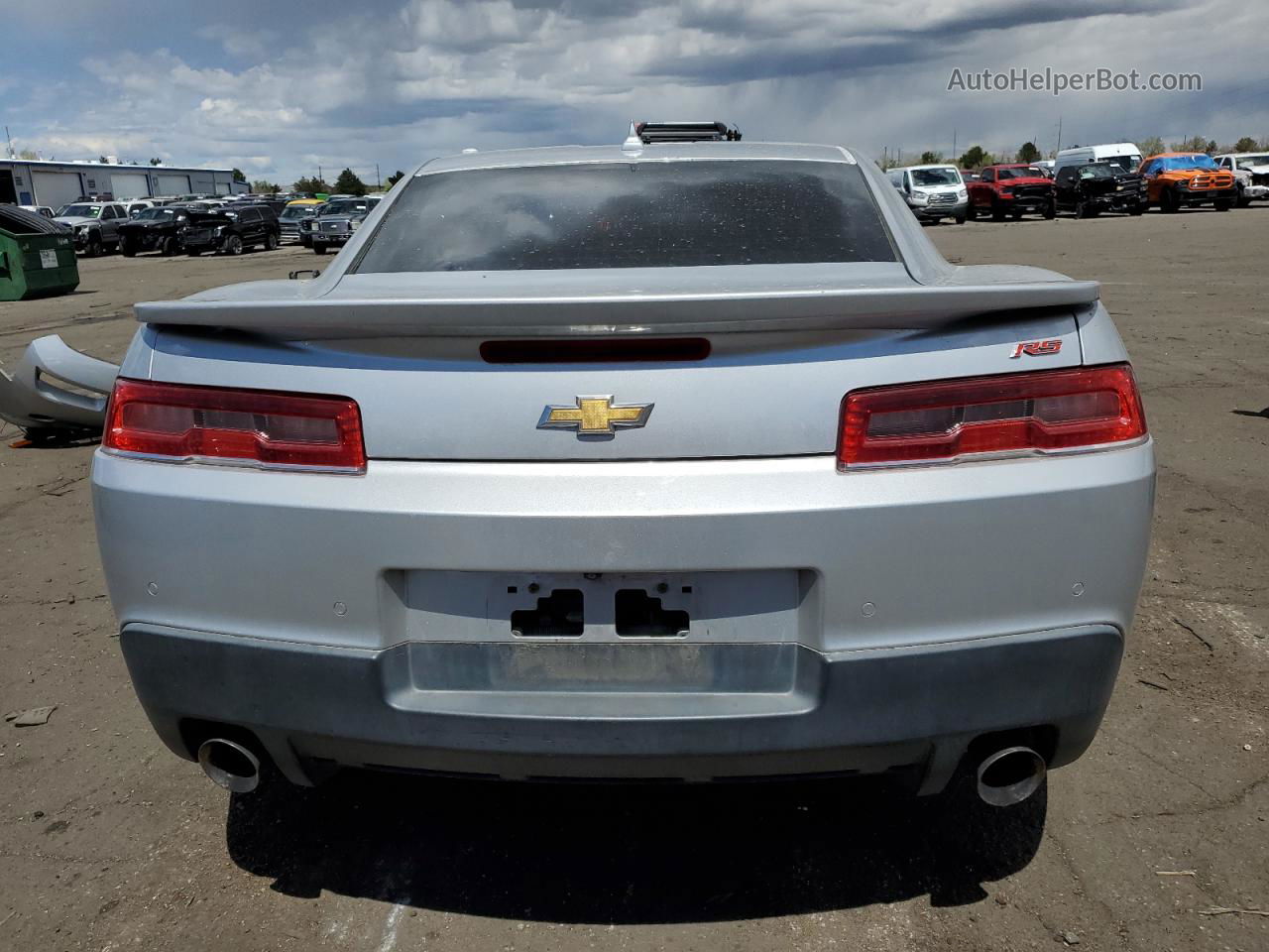 2014 Chevrolet Camaro Lt Silver vin: 2G1FB1E38E9276803