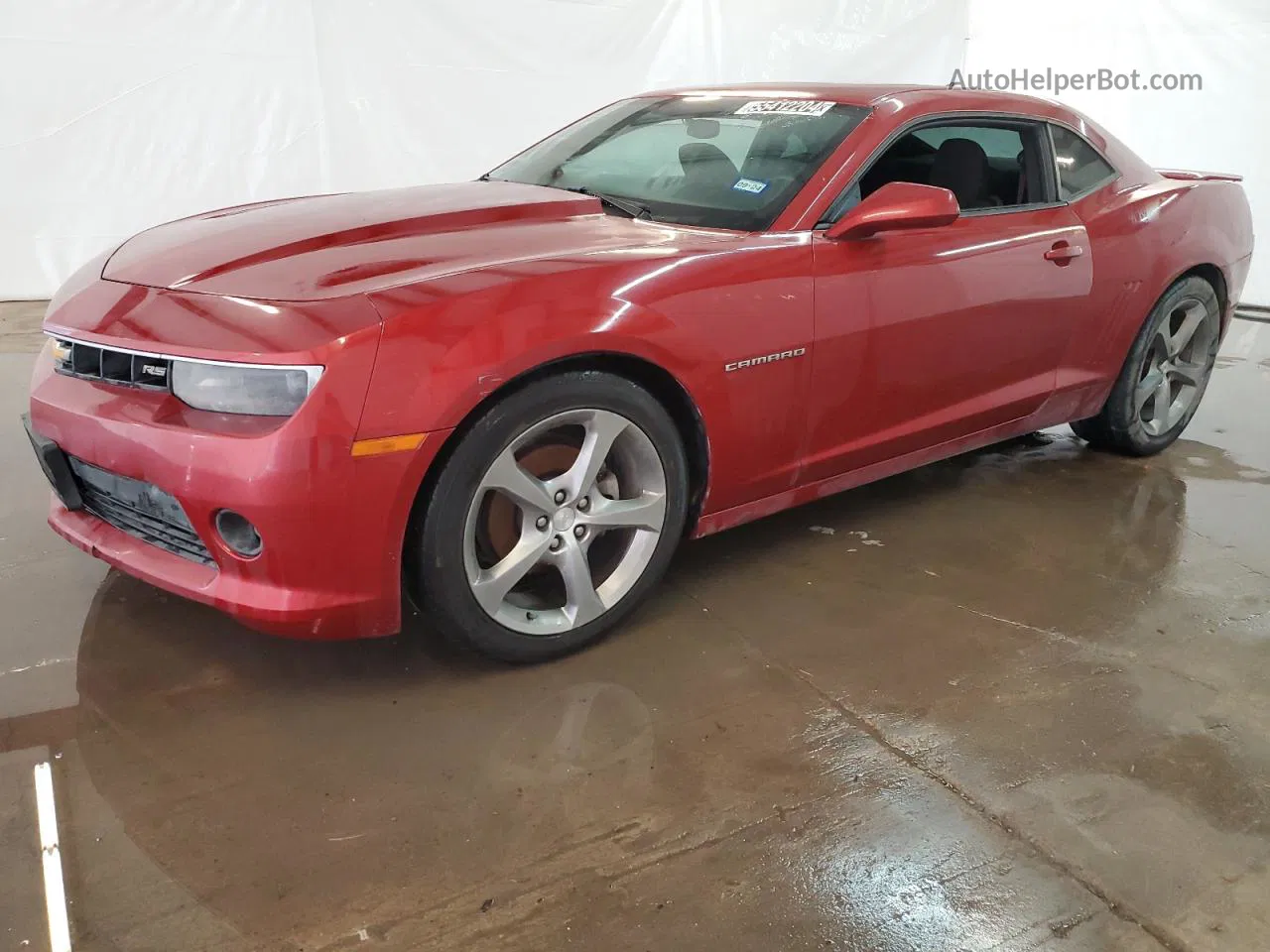 2014 Chevrolet Camaro Lt Burgundy vin: 2G1FB1E38E9318273