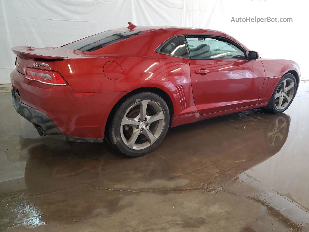 2014 Chevrolet Camaro Lt Burgundy vin: 2G1FB1E38E9318273