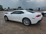 2015 Chevrolet Camaro Ls White vin: 2G1FB1E38F9147252