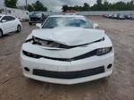 2015 Chevrolet Camaro Ls White vin: 2G1FB1E38F9147252