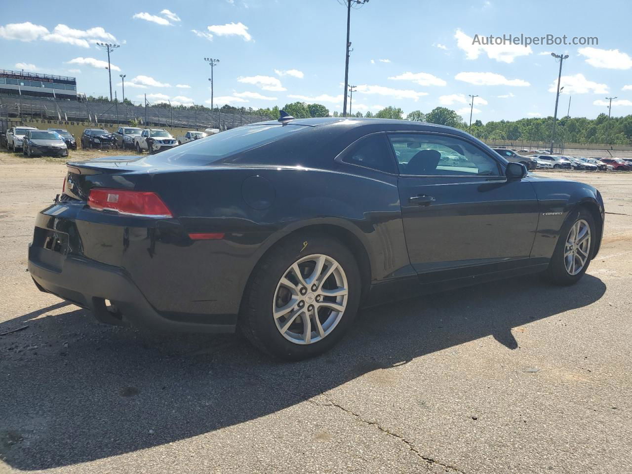 2015 Chevrolet Camaro Ls Black vin: 2G1FB1E38F9161510