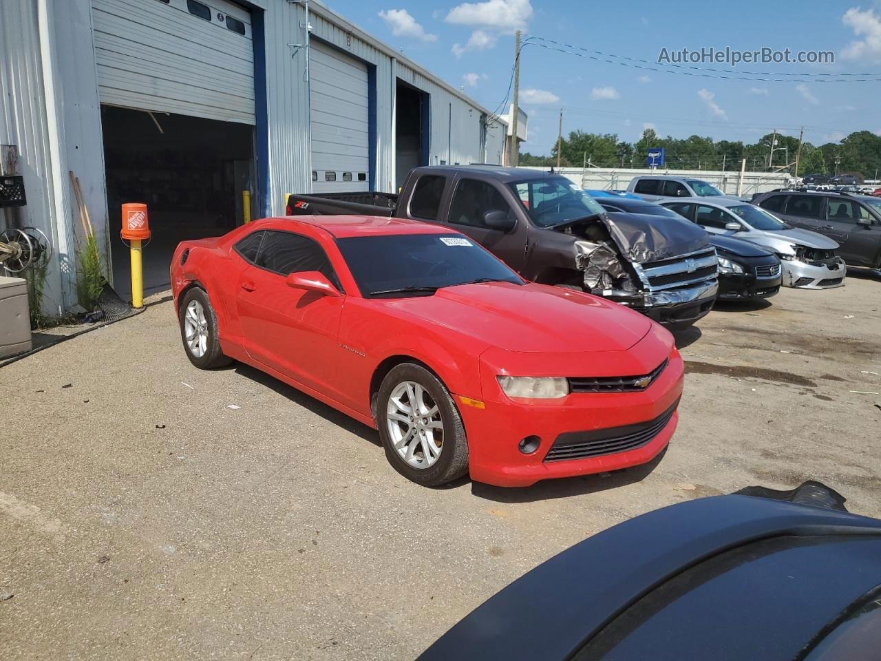 2015 Chevrolet Camaro Ls Red vin: 2G1FB1E38F9178467