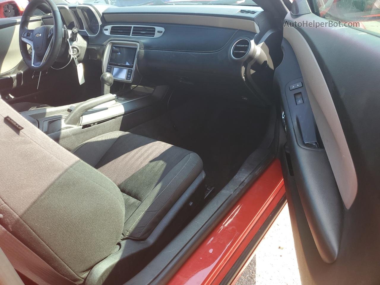 2015 Chevrolet Camaro Ls Red vin: 2G1FB1E38F9178467