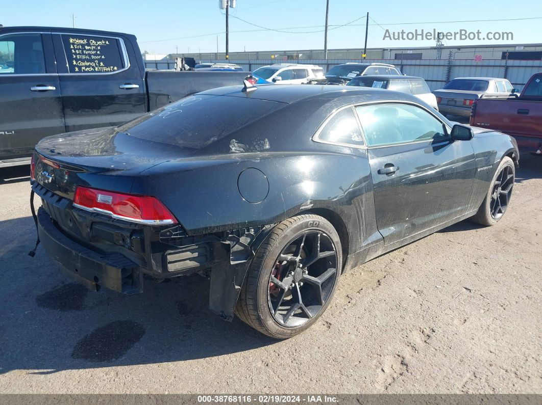 2014 Chevrolet Camaro 1lt Black vin: 2G1FB1E39E9123797