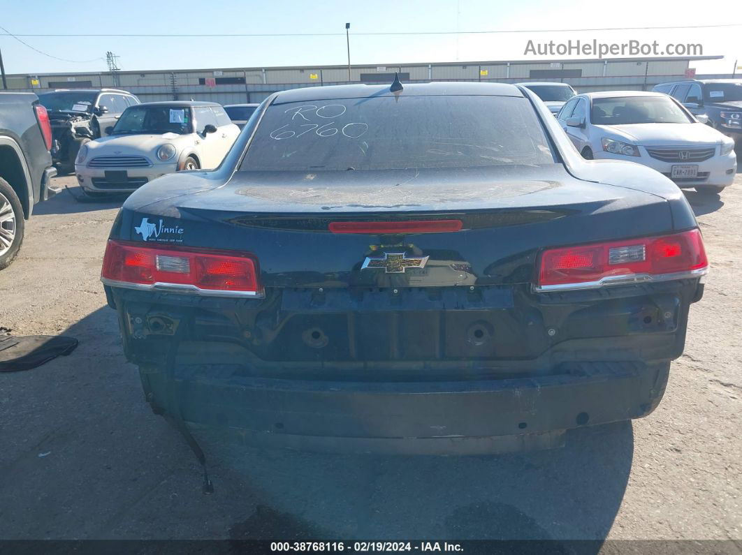 2014 Chevrolet Camaro 1lt Black vin: 2G1FB1E39E9123797