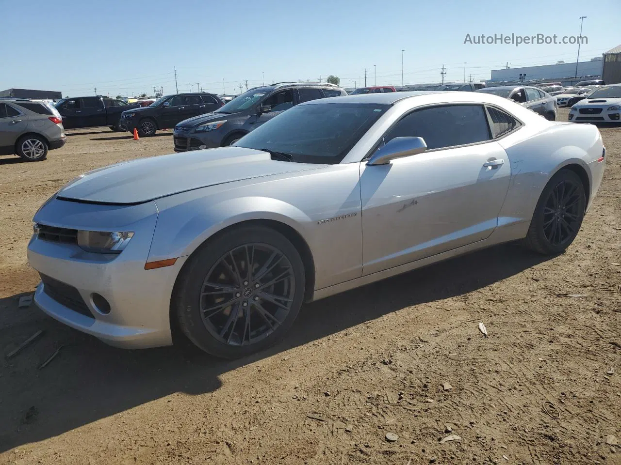 2014 Chevrolet Camaro Lt Silver vin: 2G1FB1E39E9138008