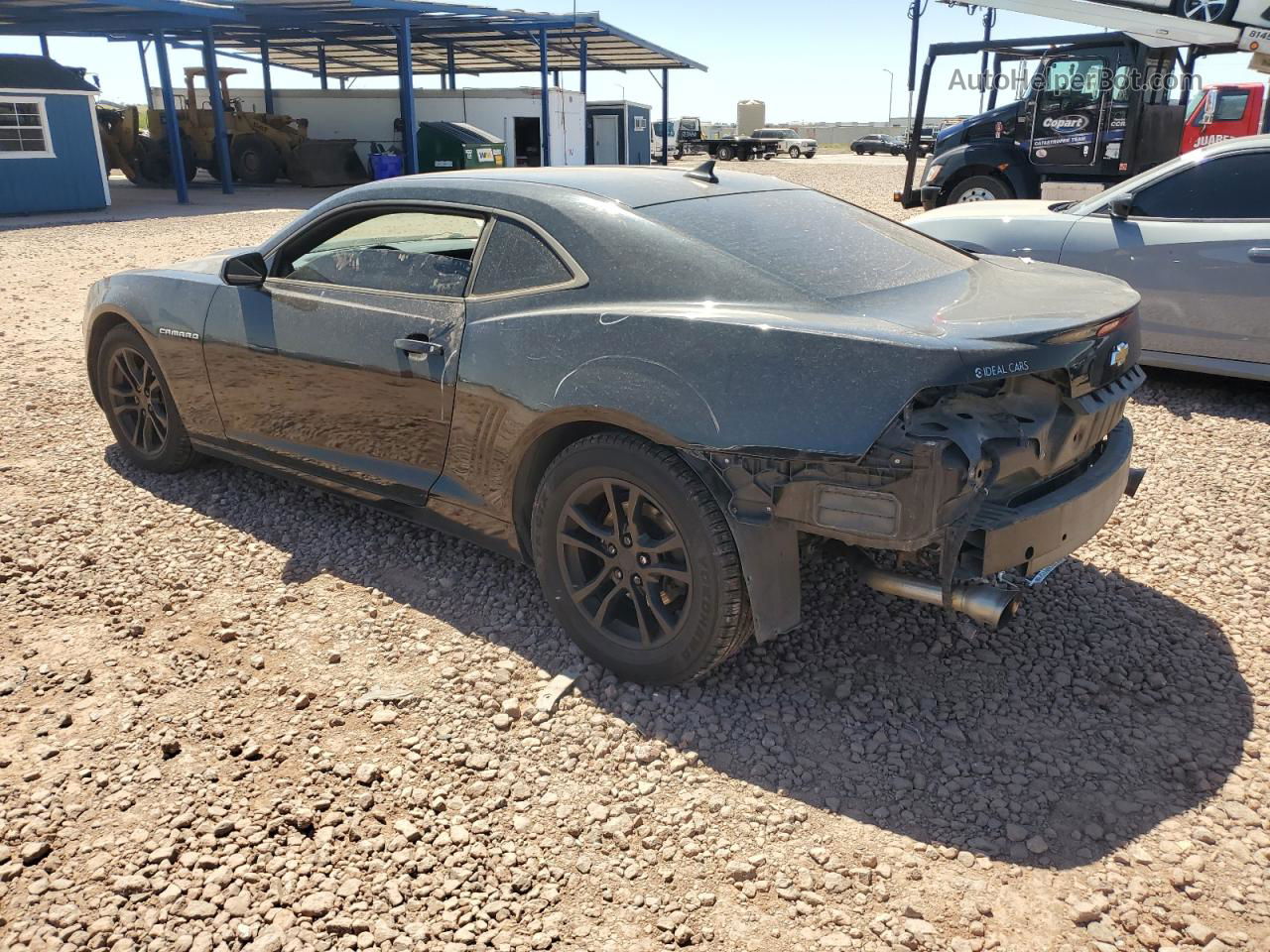 2014 Chevrolet Camaro Lt Black vin: 2G1FB1E39E9241235