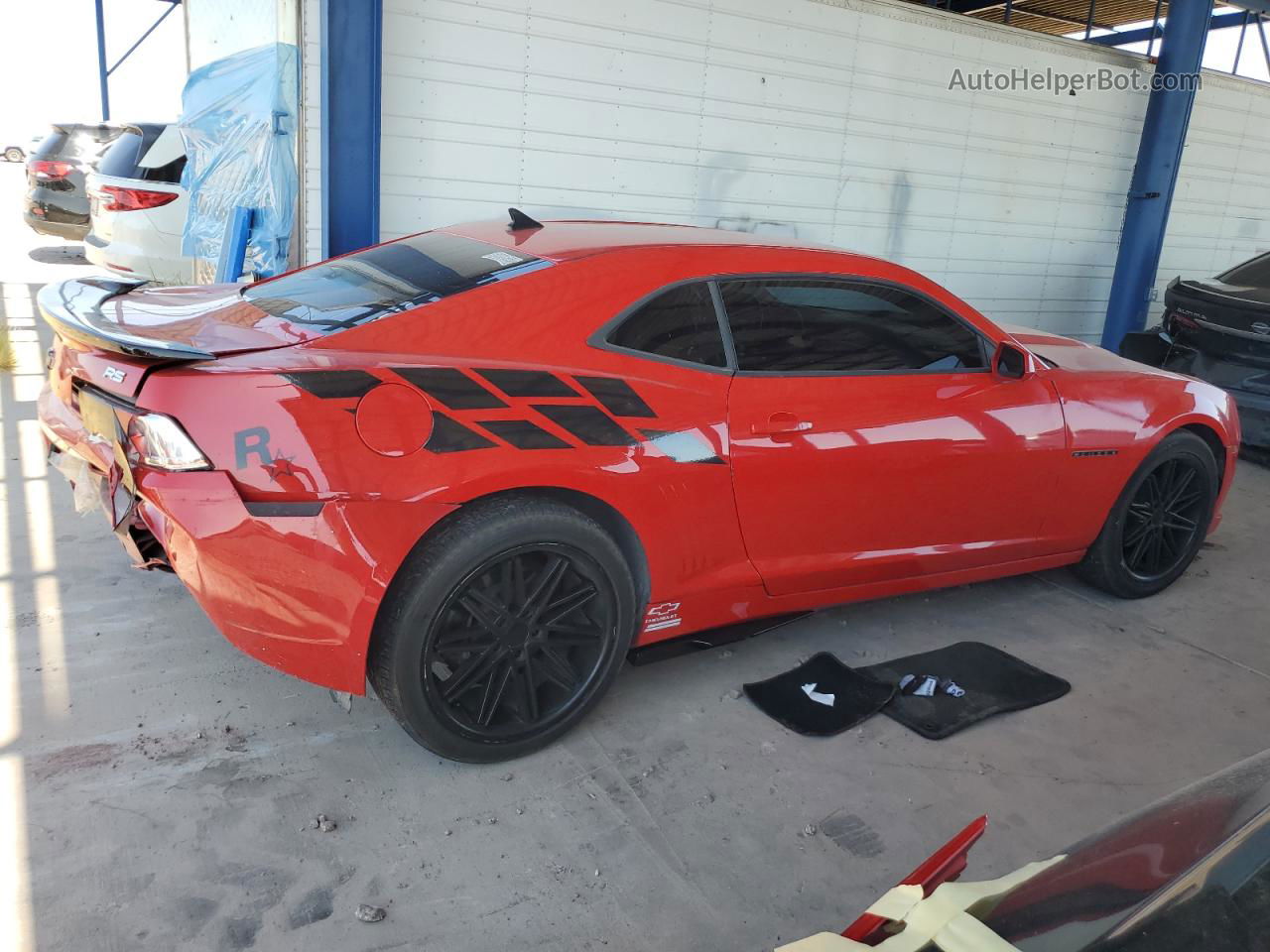 2014 Chevrolet Camaro Lt Red vin: 2G1FB1E39E9248976