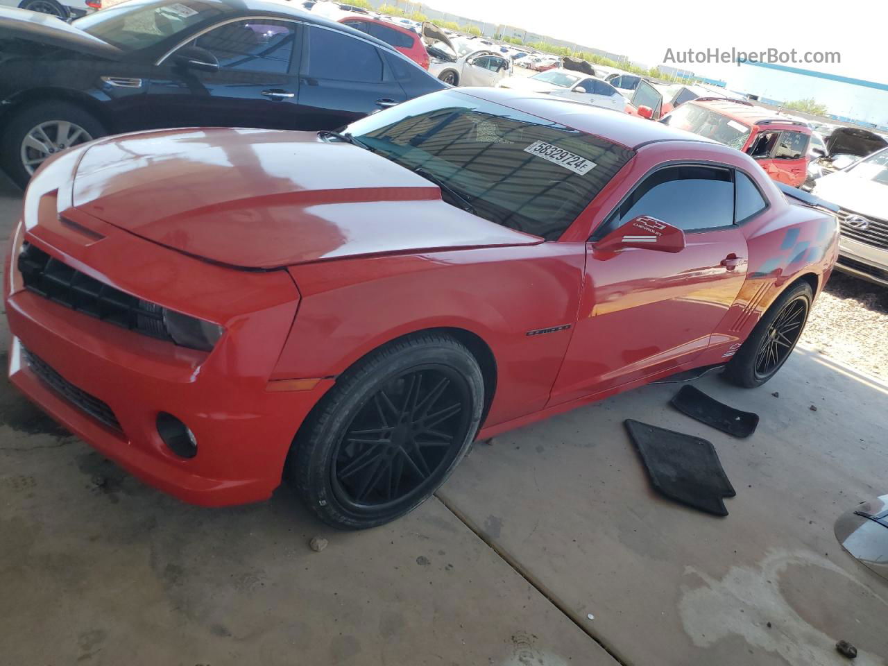 2014 Chevrolet Camaro Lt Red vin: 2G1FB1E39E9248976