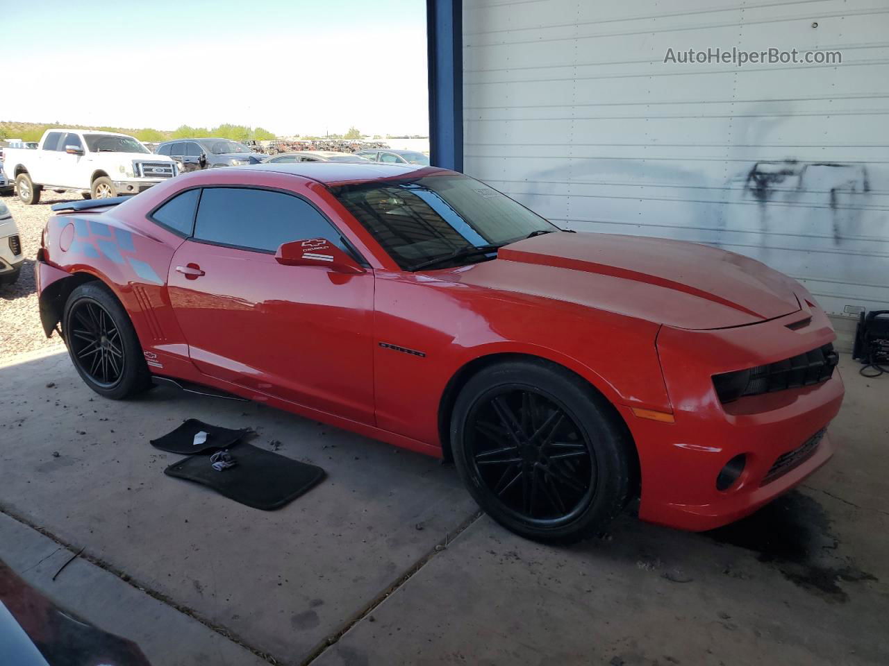 2014 Chevrolet Camaro Lt Red vin: 2G1FB1E39E9248976