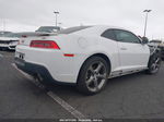 2014 Chevrolet Camaro 1lt Белый vin: 2G1FB1E39E9264398