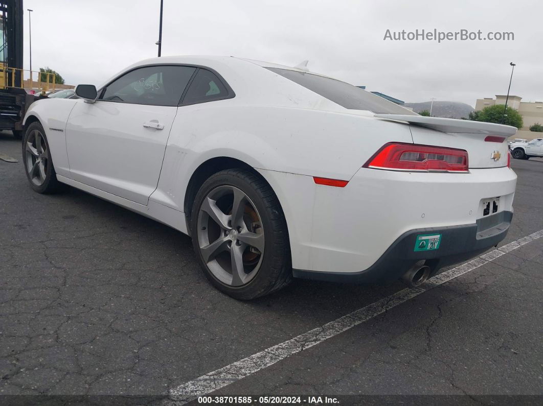 2014 Chevrolet Camaro 1lt Белый vin: 2G1FB1E39E9264398