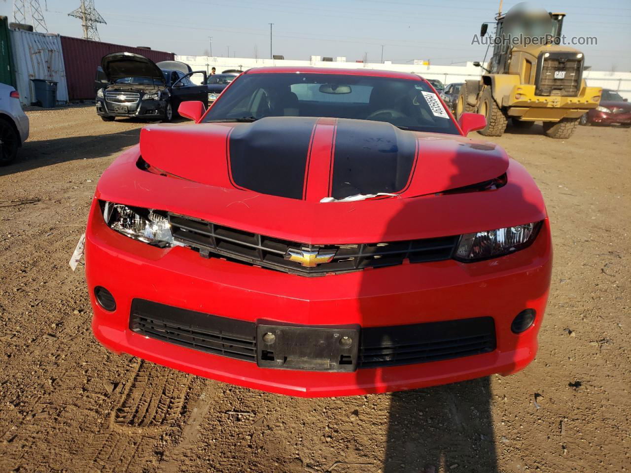 2015 Chevrolet Camaro Ls Red vin: 2G1FB1E39F9127270