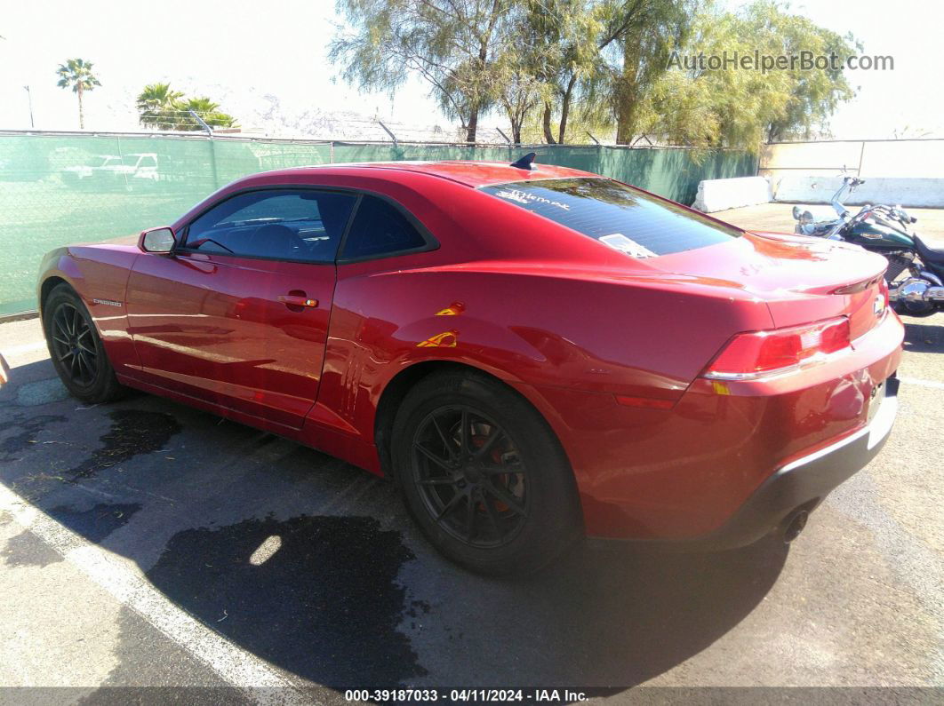 2015 Chevrolet Camaro 2ls Red vin: 2G1FB1E39F9163315