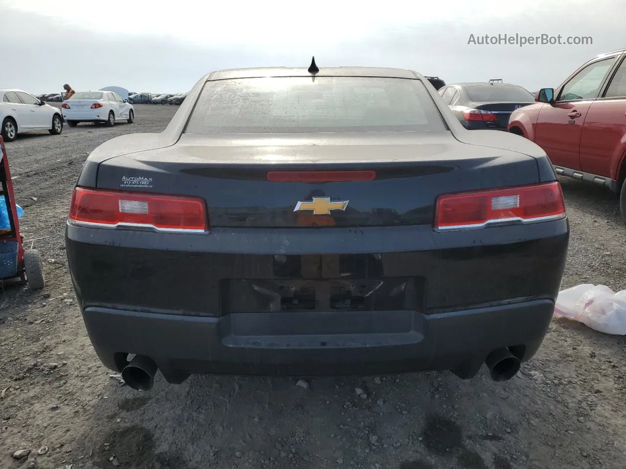 2015 Chevrolet Camaro Ls Black vin: 2G1FB1E39F9190241