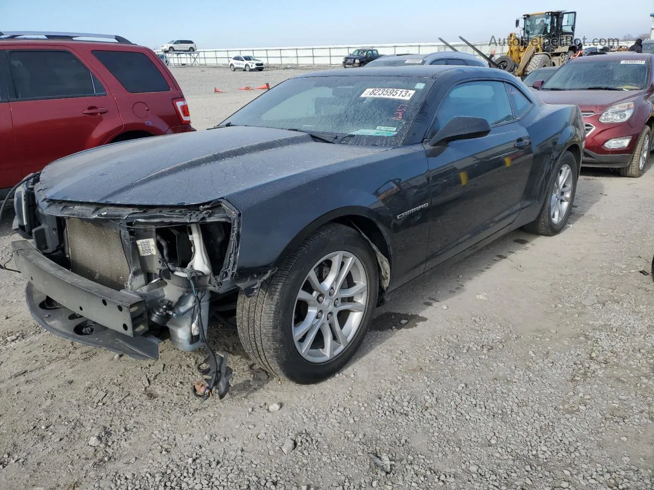 2015 Chevrolet Camaro Ls Black vin: 2G1FB1E39F9190241