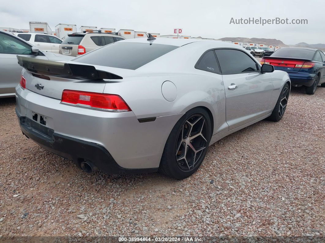 2015 Chevrolet Camaro 2ls Silver vin: 2G1FB1E39F9214344