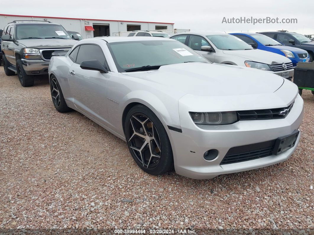 2015 Chevrolet Camaro 2ls Silver vin: 2G1FB1E39F9214344