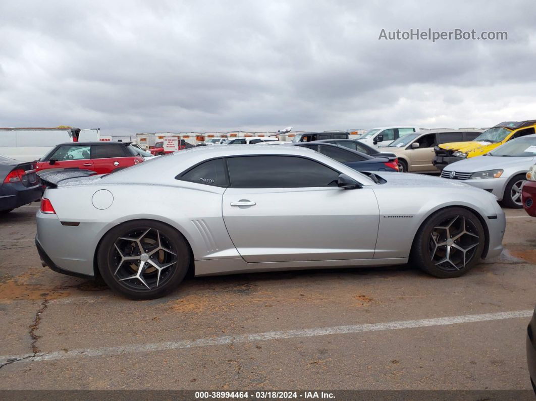 2015 Chevrolet Camaro 2ls Silver vin: 2G1FB1E39F9214344