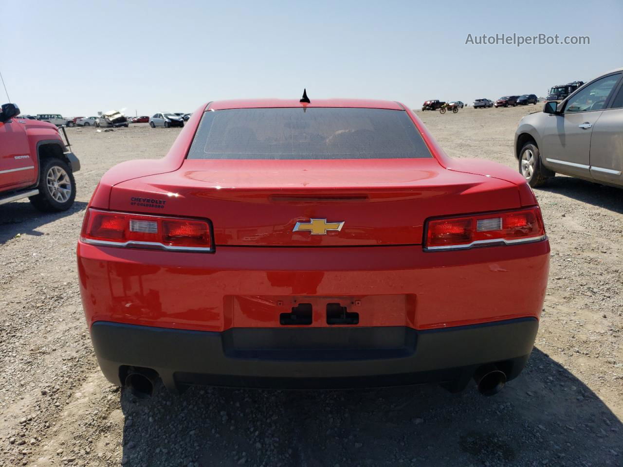 2015 Chevrolet Camaro Ls Red vin: 2G1FB1E39F9304772