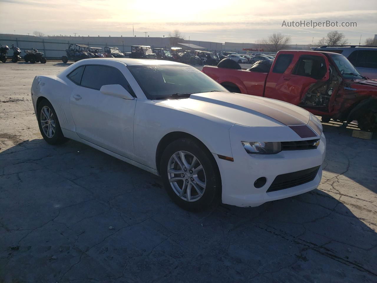 2014 Chevrolet Camaro Lt Белый vin: 2G1FB1E3XE9141130