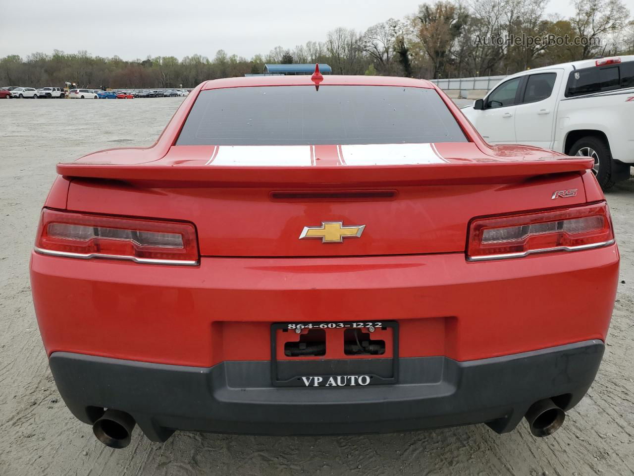 2014 Chevrolet Camaro Lt Red vin: 2G1FB1E3XE9169039