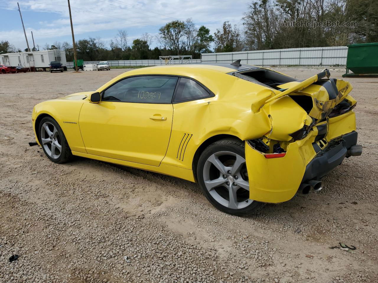 2014 Chevrolet Camaro Lt Yellow vin: 2G1FB1E3XE9219910