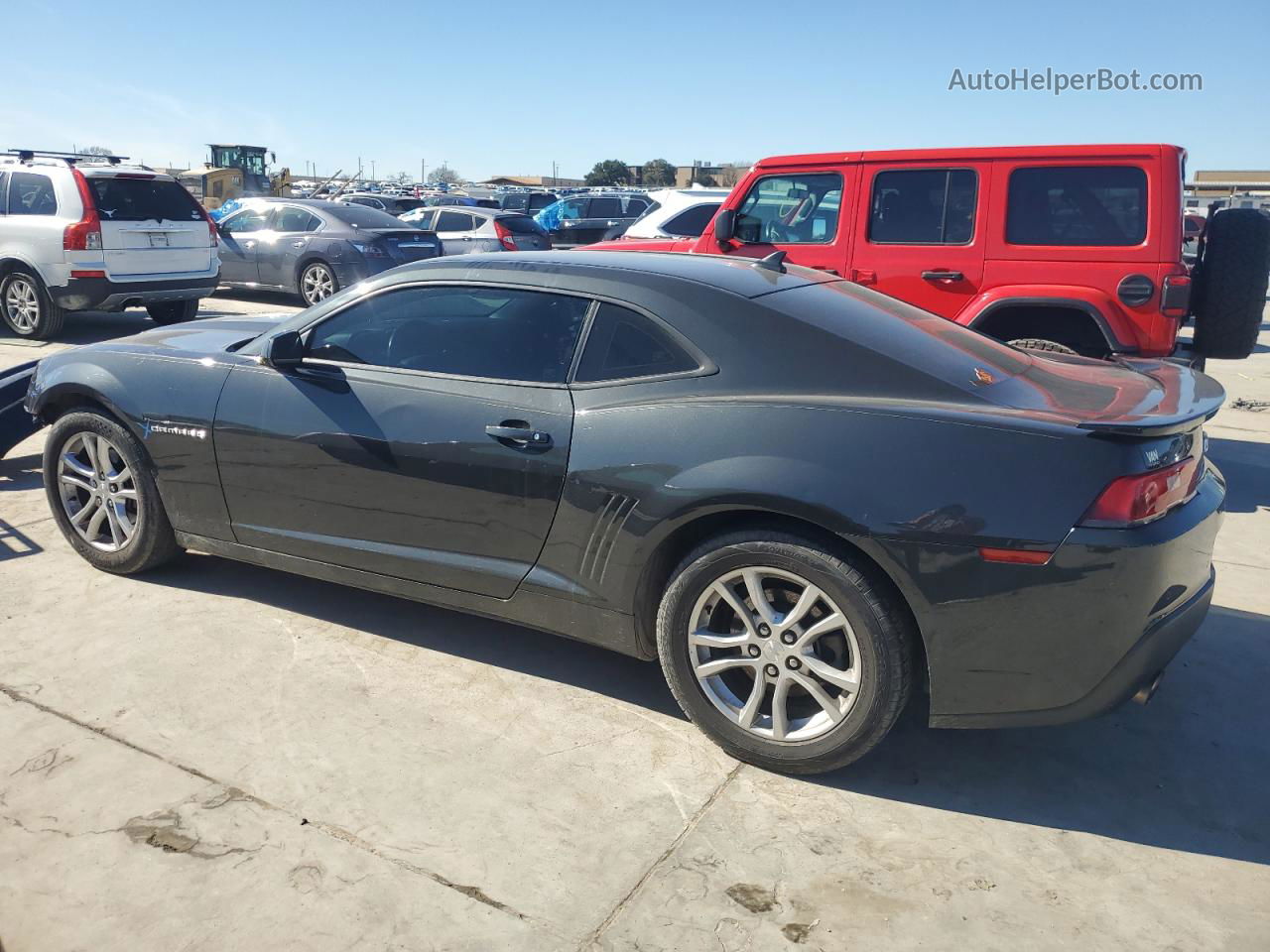 2014 Chevrolet Camaro Lt Gray vin: 2G1FB1E3XE9230499