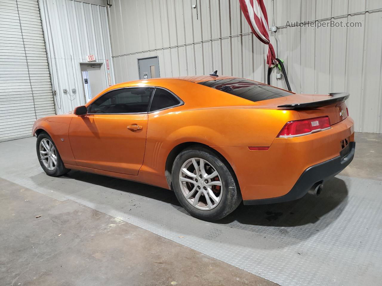 2014 Chevrolet Camaro Lt Orange vin: 2G1FB1E3XE9254902