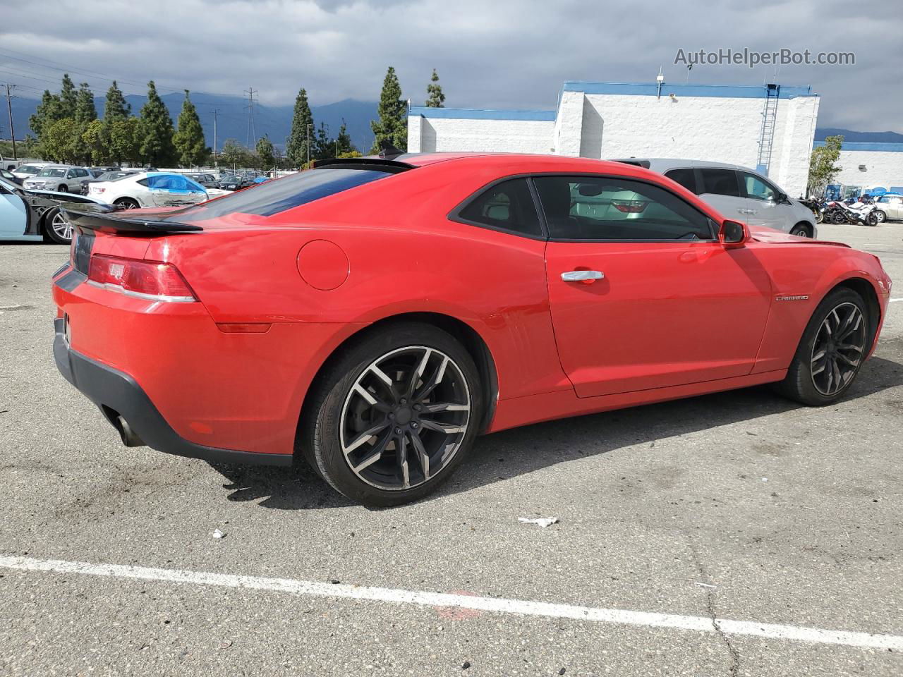 2015 Chevrolet Camaro Ls Red vin: 2G1FB1E3XF9304067