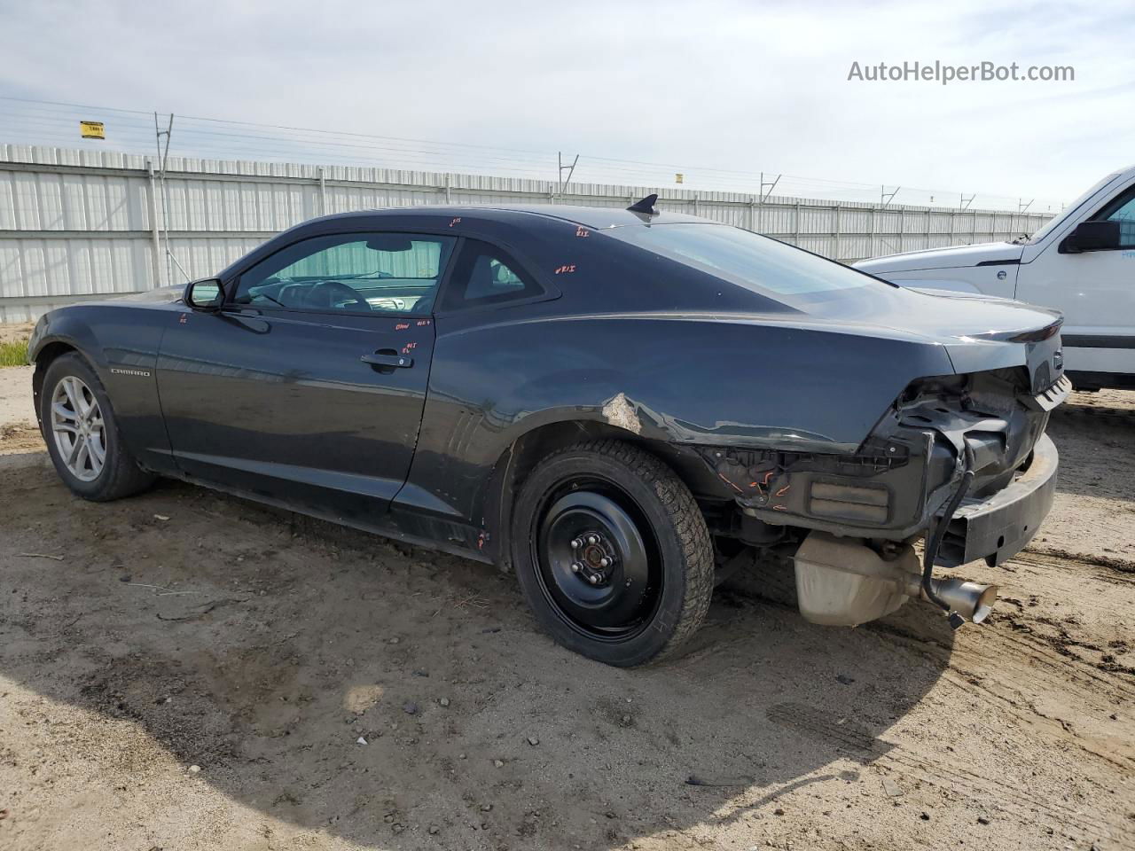 2015 Chevrolet Camaro Ls Gray vin: 2G1FB1E3XF9309964