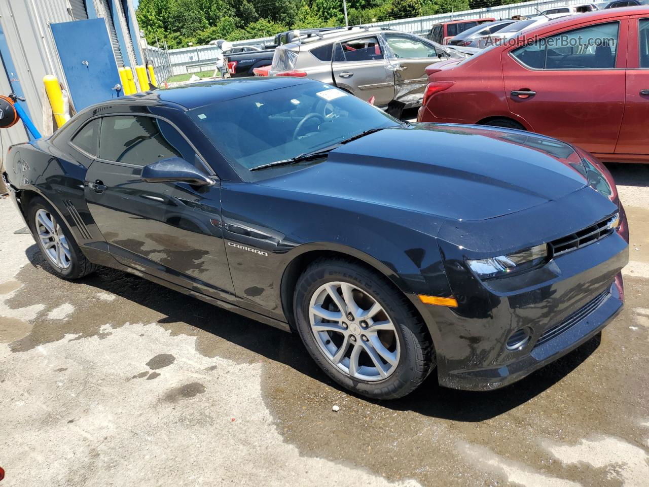 2015 Chevrolet Camaro Ls Black vin: 2G1FB1E3XF9311052