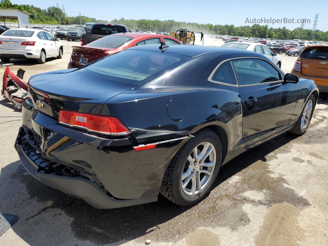 2015 Chevrolet Camaro Ls Black vin: 2G1FB1E3XF9311052