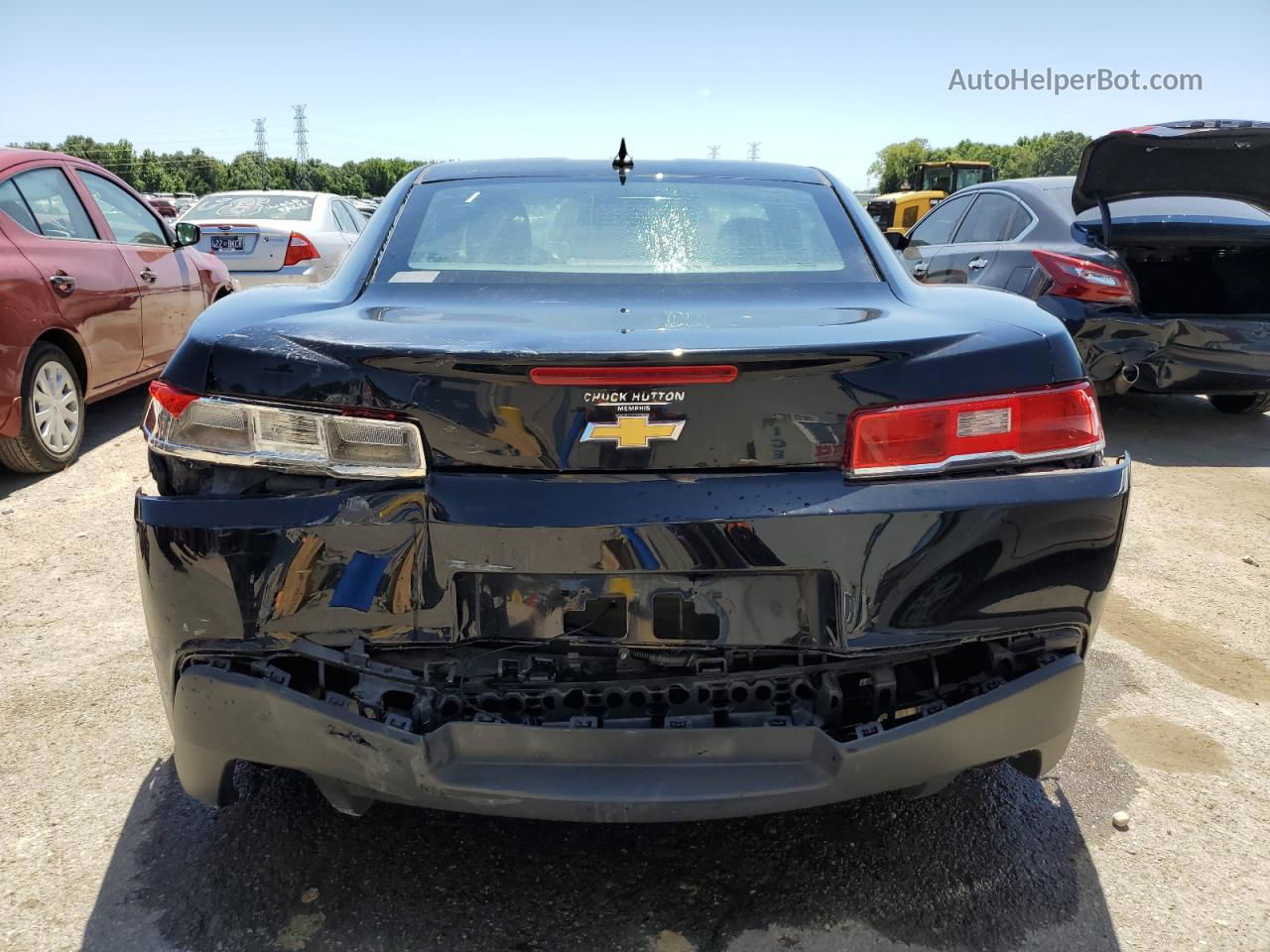 2015 Chevrolet Camaro Ls Black vin: 2G1FB1E3XF9311052