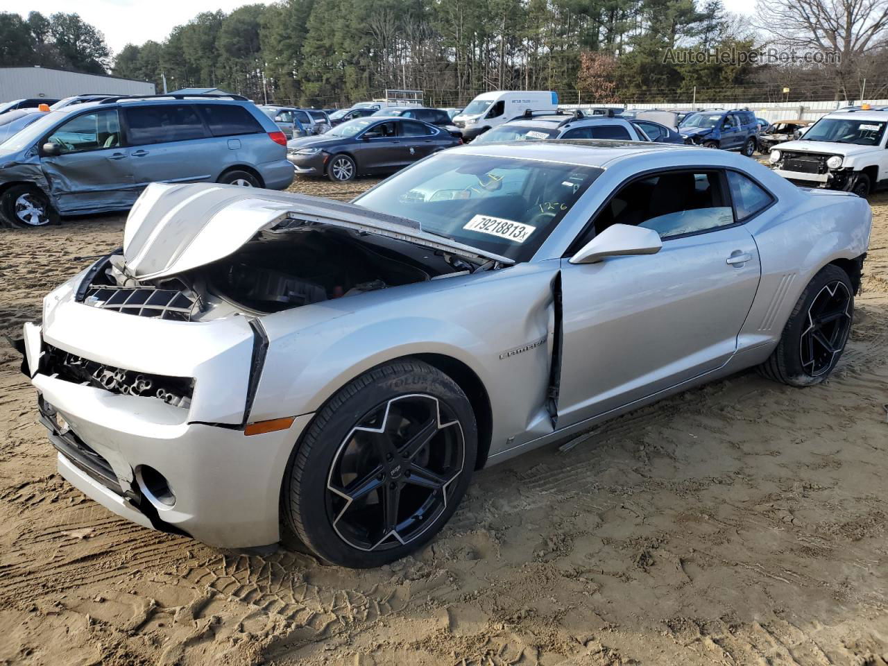 2010 Chevrolet Camaro Lt Серебряный vin: 2G1FB1EV0A9134814