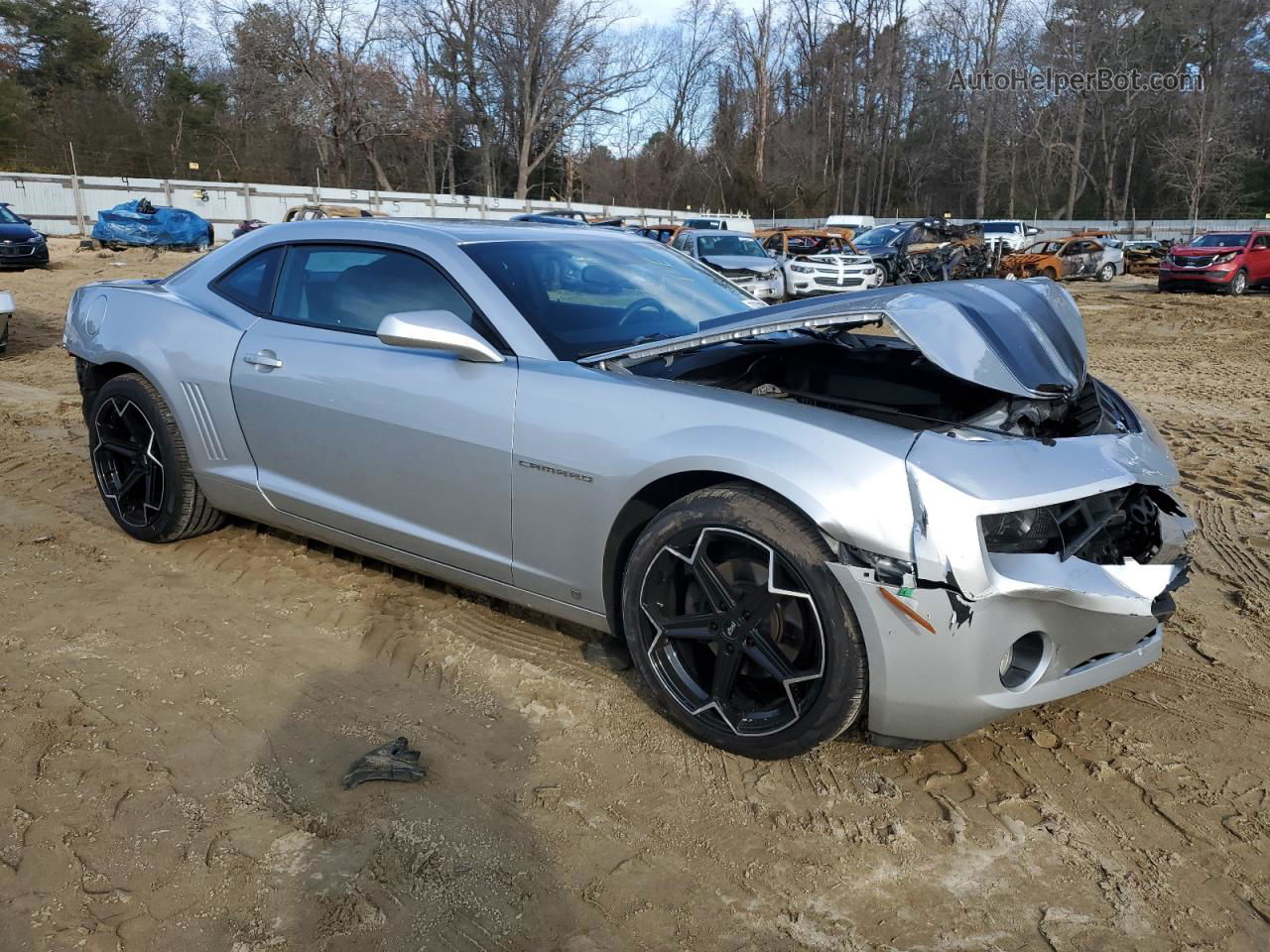 2010 Chevrolet Camaro Lt Серебряный vin: 2G1FB1EV0A9134814