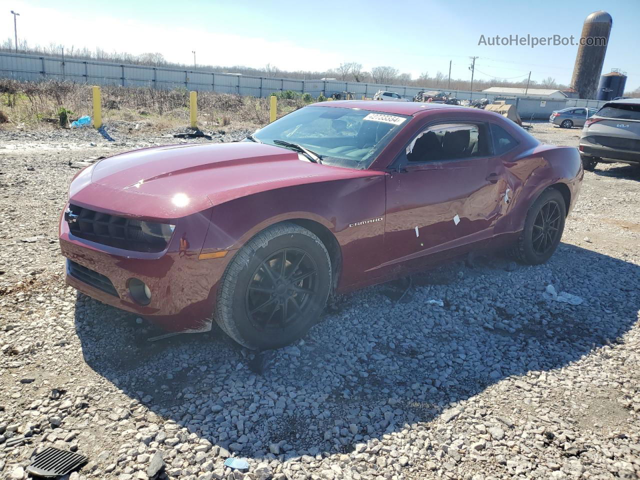 2010 Chevrolet Camaro Lt Red vin: 2G1FB1EV0A9175525