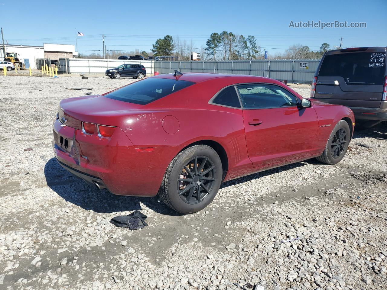 2010 Chevrolet Camaro Lt Red vin: 2G1FB1EV0A9175525