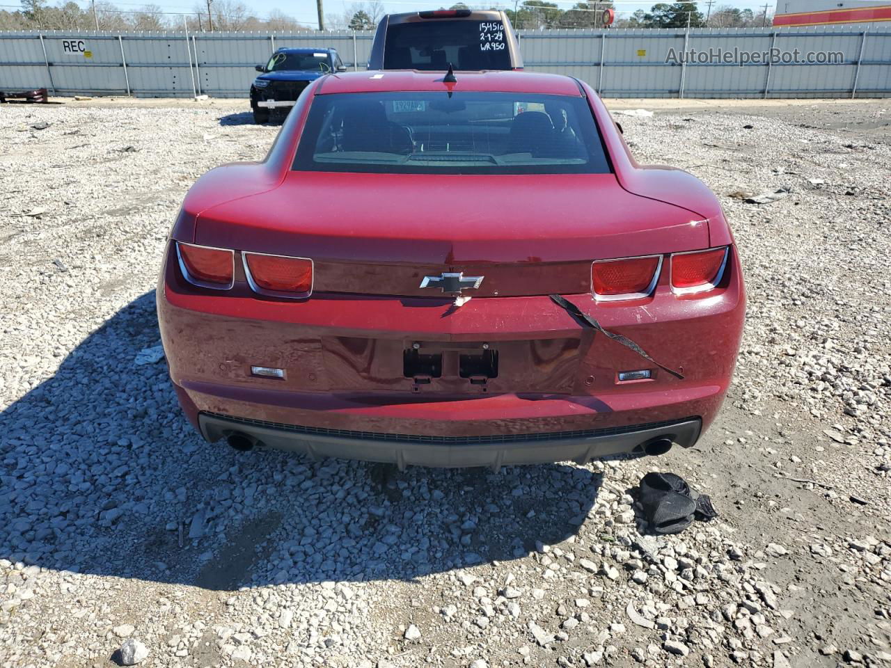 2010 Chevrolet Camaro Lt Red vin: 2G1FB1EV0A9175525