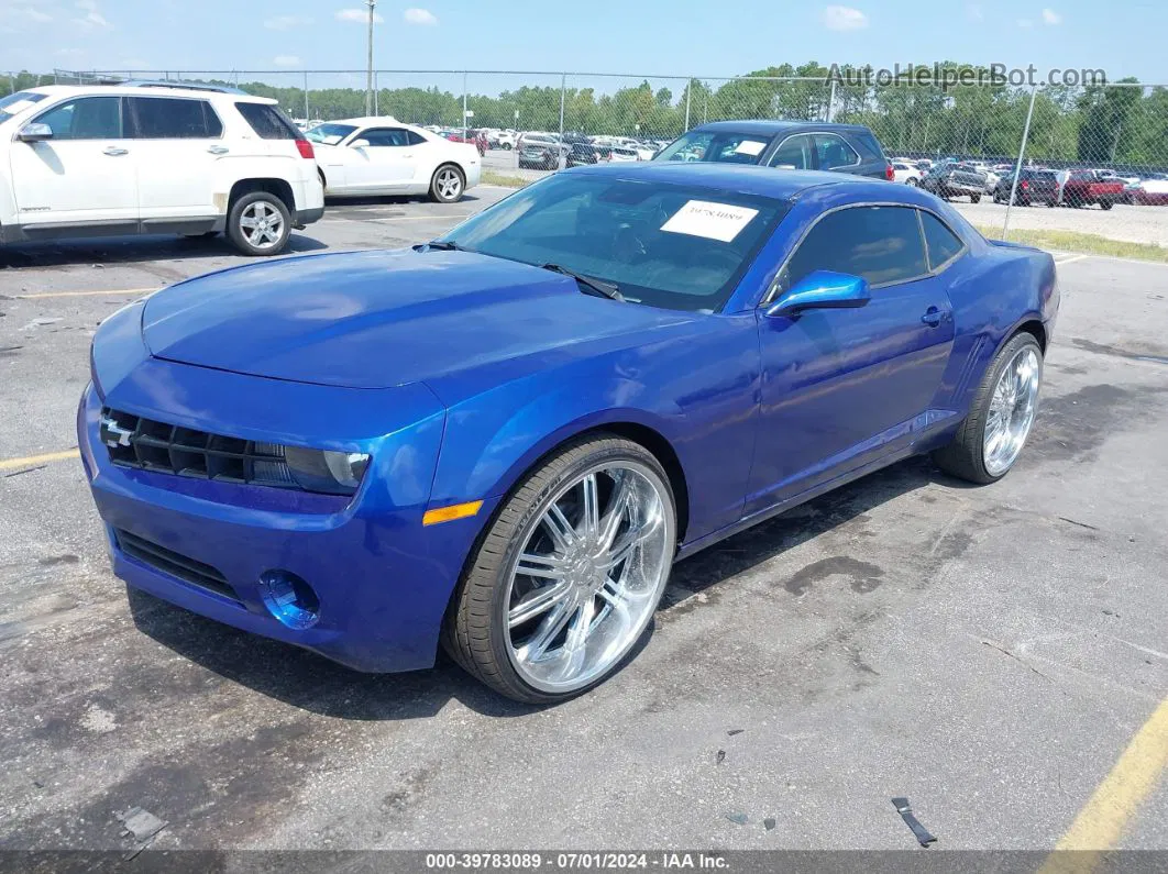 2010 Chevrolet Camaro 1lt Blue vin: 2G1FB1EV0A9187349