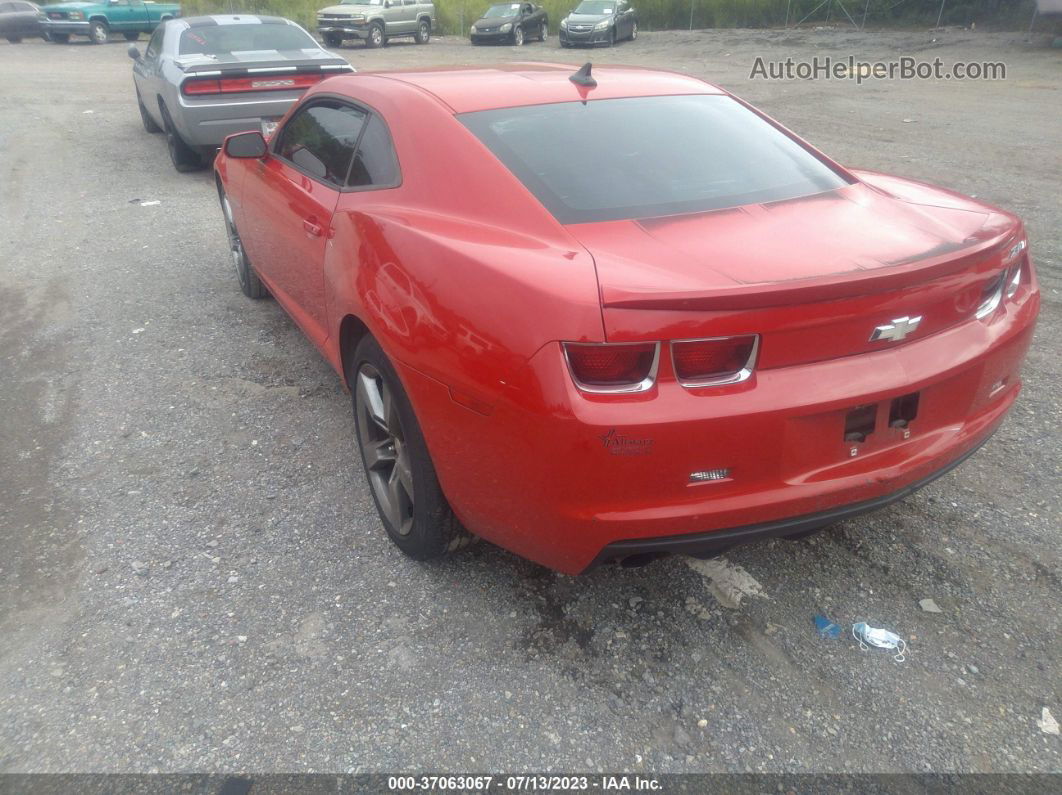 2010 Chevrolet Camaro 1lt Red vin: 2G1FB1EV1A9105869