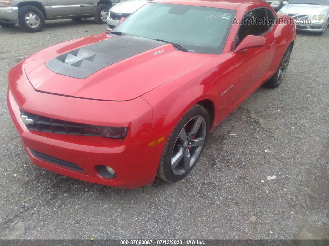 2010 Chevrolet Camaro 1lt Red vin: 2G1FB1EV1A9105869