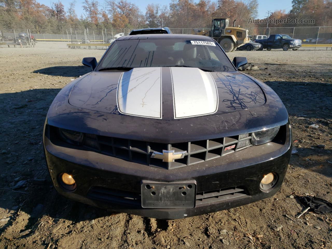 2010 Chevrolet Camaro Lt Black vin: 2G1FB1EV1A9160452