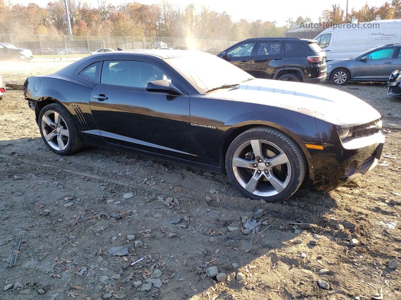 2010 Chevrolet Camaro Lt Black vin: 2G1FB1EV1A9160452