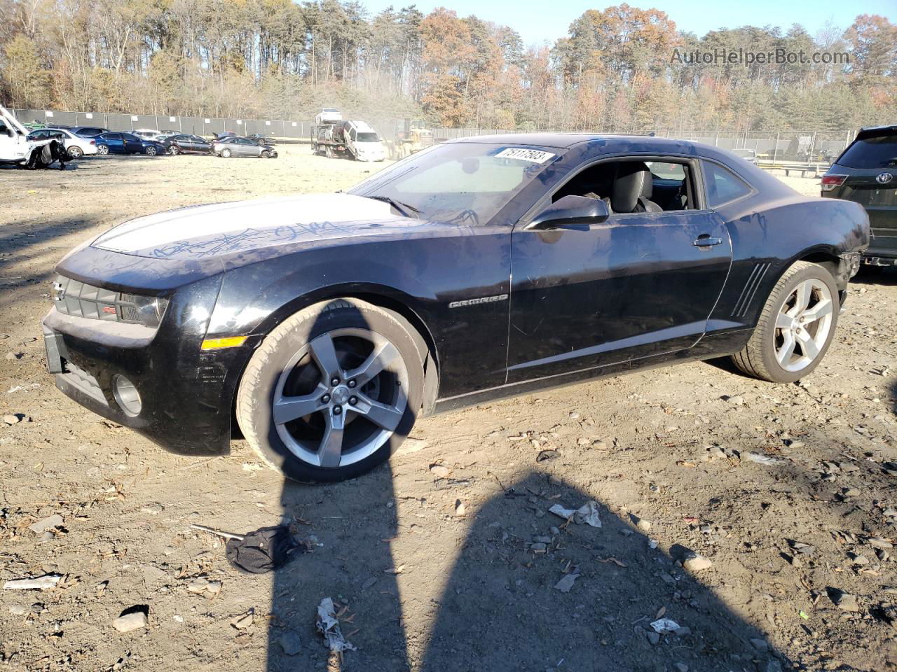 2010 Chevrolet Camaro Lt Черный vin: 2G1FB1EV1A9160452