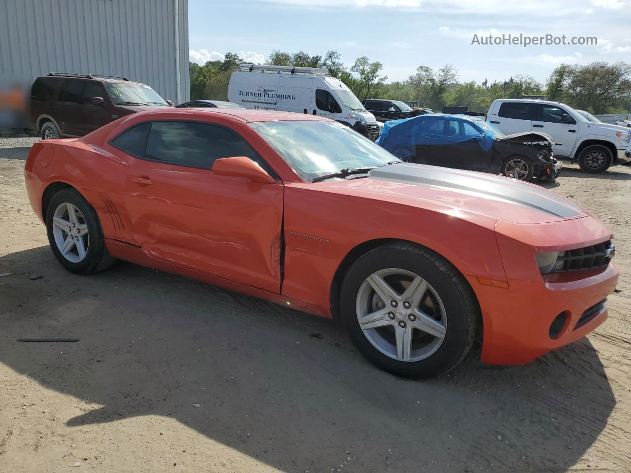 2010 Chevrolet Camaro Lt Оранжевый vin: 2G1FB1EV1A9201212