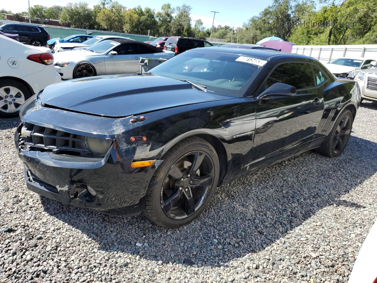 2010 Chevrolet Camaro Lt Black vin: 2G1FB1EV2A9149024