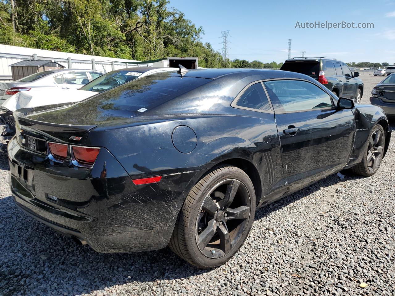 2010 Chevrolet Camaro Lt Black vin: 2G1FB1EV2A9149024