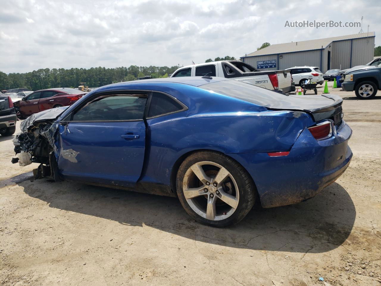 2010 Chevrolet Camaro Lt Blue vin: 2G1FB1EV2A9182511